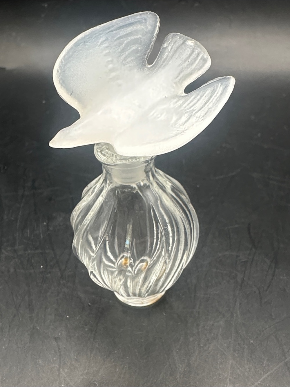 Small empty perfume bottle